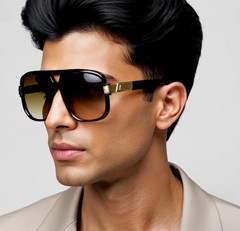 DESIGNER STYLE SHIELD FANCY FLAT TOP BAR MODERN LARGE SUNGLASSES LENTES GAFAS