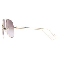 Cartier Premiere de Cartier Grey Gold Flash Pilot Unisex Sunglasses CT0110S 005