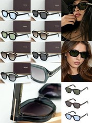 Tom Ford TI21 Sunglasses Smoke Grey 46mm With New Case