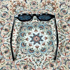 [A+, Size 44mm] Jacques Marie Mage Zephirin Titan Silver Sunglasses Black