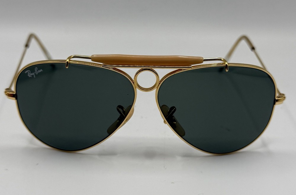 Ray-Ban RB3138 Shooter B&L G15 Glass Italy Arista 55□09 Transitional Rare