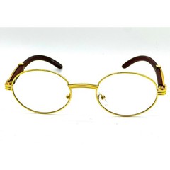 Retro Oval 90s Metal Sunglasses Men Gold Clear Glasses 2025 Trendy Chic Narrow