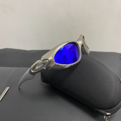 Oakley Plate sunglasses Polarized Blue Lens Y2K GorpCore Hype Vintage 90s