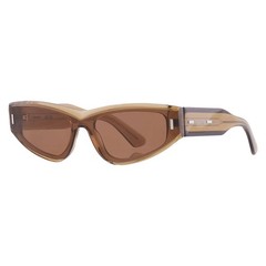 Calvin Klein Green Irregular Unisex Sunglasses CK24534S 278 54 CK24534S 278 54