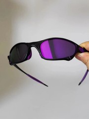 Oakley X-Metal Juliet 1.0 Sunglasses Polarized Black Frame/Purple Lenses