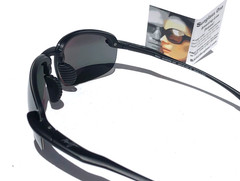 NEW Maui Jim HOOKIPA ULTRA Matte Black POLARIZED Grey Lens Sunglass 676-02