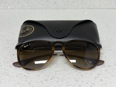 Ray-Ban Erika RB4171 710/T5 Polarized Tortoise Brown Sunglasses 54-18 145