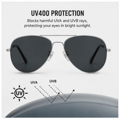 Classic Silver Aviator Sunglasses for Men Upgrade your everyday style with thes