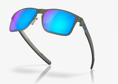 Oakley Holbrook Metal OO4123-0755 Sunglasses Gunmetal Sapphire Prizm Polarized
