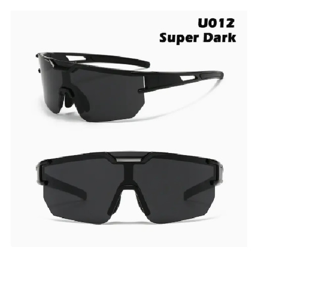 Wrap Around Sport Shield Shades UV400 Unisex Assorted
