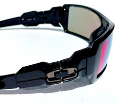 Oakley OIL RIG polished BLACK POLARIZED Galaxy JADE Mirror lens Sunglass 9081