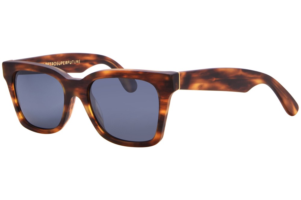 RetroSuperFuture America 903 SU13 Sunglasses Havana/Solid Blue Zeiss 51mm