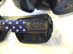 Men’s Sunglasses LOCS USA Large Shields American Flag Women’s Sunglasses 91202