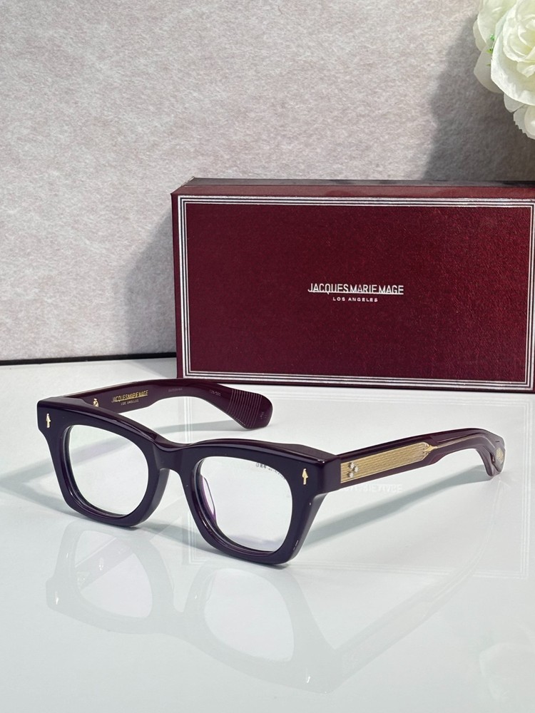 Jacques Marie Mage DEALAN 10th Anniversary Sunglasses Red/Clear 49-22-150mm