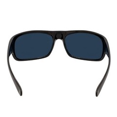 MACHADO – Modern Rectangle Sports Wraparound Sunglasses Gloss Black Dark Smoke