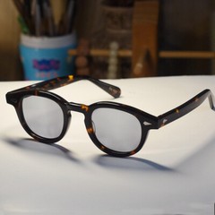 Johnny Depp sunglasses mens tortoise acetate glasses light gray lens UV400 gift