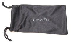 Perry Ellis Mens Sunglass Wood Strip Plastic Square, Solid Brown Lens PE71 2