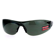 Protective Safety Glasses ANSI Z87.1+ Shatterproof Lens Rimless Wrap