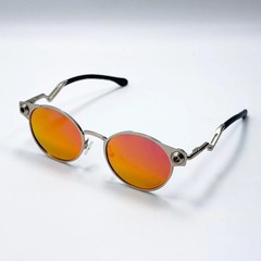 Oakley Deadbolt OO6046 Satin Chrome Fire Iridium Titanium SunglassesIN BOX