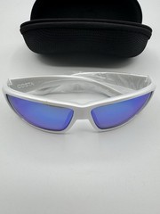 NEW Costa Del Mar TUNA ALLEY Polarized Sunglasses White /Blue Mirror 580p