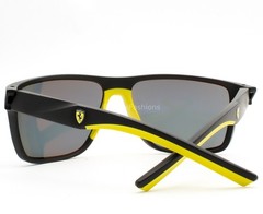 Ferrari Scuderia Sunglasses Matte Black Polarized Gray FZ6015U 504/81 with Pouch
