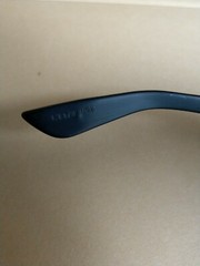 RAY-BAN L2870 Made in USA G15 GLOSSY BLACK EBONY BALORAMA Wrap Vintage See Photo