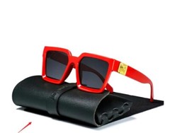 Men Sunglasses Fashion Black Oversize Big Designer Square Rapper Rap Black Retro