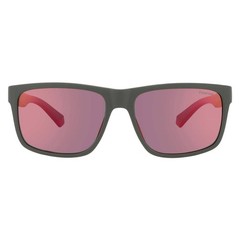 Polaroid Polarized Orange Gradient Mirror Square Men’s Sunglasses PLD 2149/S