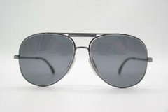 Vintage Yes 5359 Gray Oval Sunglasses NOS