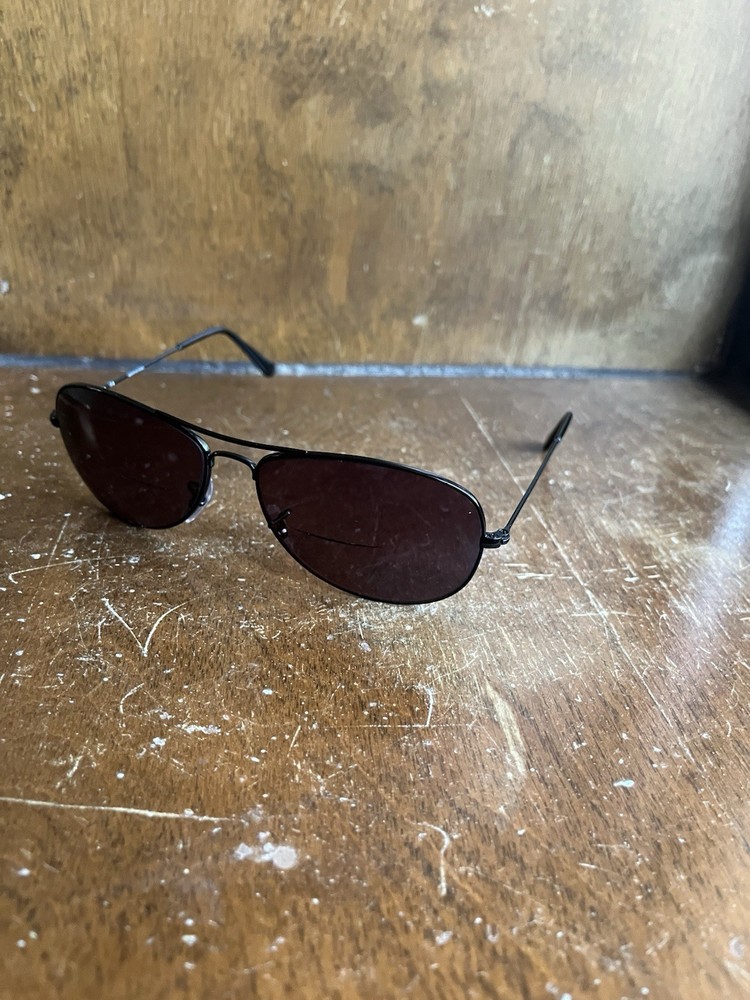 Ray-Ban RB3362 Cockpit 002 Sunglasses Black Metal 56-14-130 With Case