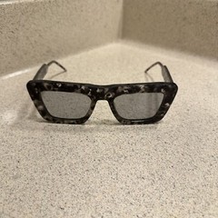 THOM BROWNE TBS415-52-03 GRT Grey Tortoise/Light Grey Sunglasses