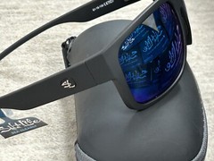 Salt Life Bahia Matte Black Mirror Blue Lens MSRP $189 Live Salty Saltlife Nwt