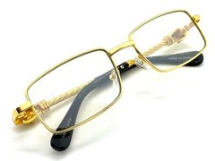 Classy Elegant Sophisticated Modern Hip Hop Rapper SUN GLASSES Gold Metal Frame
