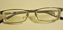 RAY BAN Full RIm Rectangular Glasses Frames 52[]16 Gun Mtl Unknown Model w/Case