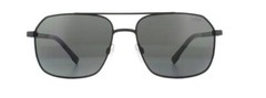 Bolle 12580 Navis Aviator Sunglasses, Matte Gunmetal, HD Polarized TNS Gray Lens