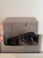 DITA LXN-EVO 145mm Square Sunglasses – Crystal Grey (DTS403A01)
