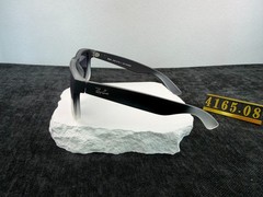 Ray-Ban RB4165 Justin Sunglasses, Black Gradient Frame, Grey Gradient Polarized