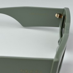 Gucci Men AUTHENTIC Sunglasses Solid Sage Brown Rectangle GG1426S 004 BRAND NEW