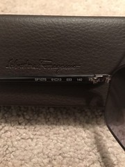 Salvatore Ferragamo – Charcoal Sunlenses 100% Authentic – USA Seller – Fast Ship
