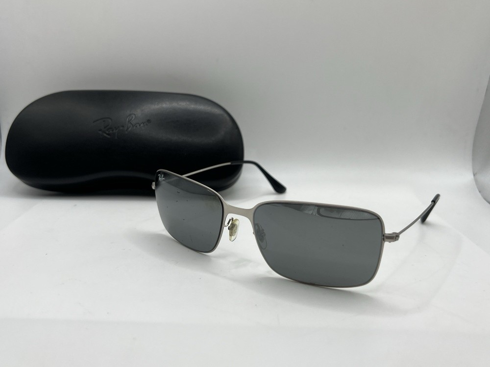 Ray Ban RB 3514 154/6G Sunglasses Gunmetal Gray Made In Italy