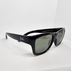 Ray Ban Sunglasses RB4194 601/9A 53MM Nylon Black Frame Polarized Green Classic