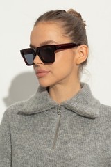Valentino Men Sunglasses Burgundy Grey Square V-GOLD I VLS-162 C