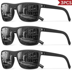 Polarized Sunglasses Men Women Sports Driving Fishing Square Eyewear UV400 Glass