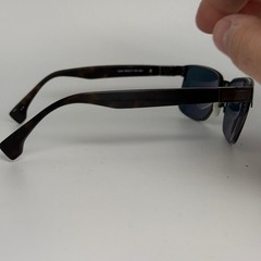 Republica Lyon 54-17-140 GM Rectangular Sunglasses Gunmetal Tortoise Mens