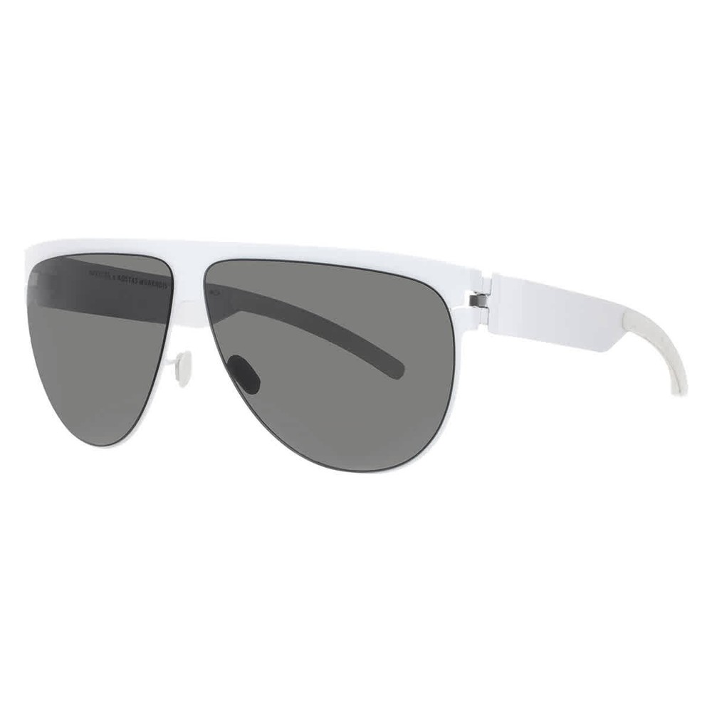 Mykita Dark Grey Browline Unisex Sunglasses COLLAB-ELEKTRA F57 64 COLLAB-ELEKTRA