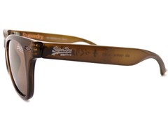 Superdry Rookie Sunglasses Shiny Olive Green with Gold Mirror Lenses Unisex 109