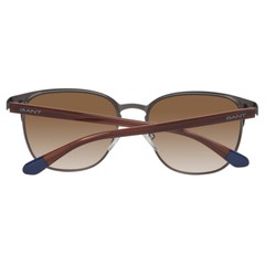 GANT GS 7077 49E Matte Brown Metal Rectangle Sunglasses Frame 54-17-140 7077