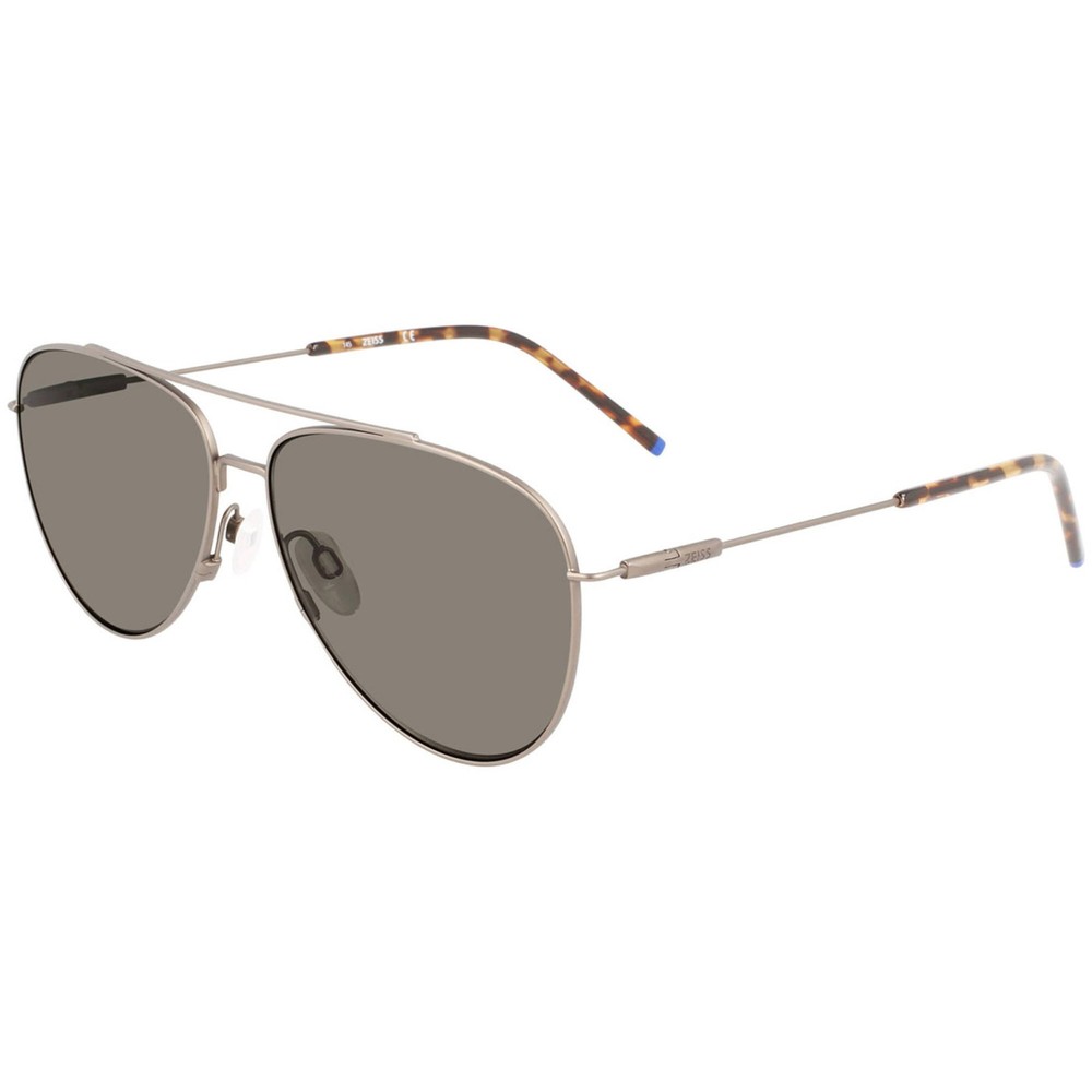Zeiss Men’s Sunglasses Satin Gunmetal Titanium Aviator Shape Frame ZS22107SP 071