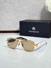 Maybach Style Z1891 Gold Rimless Square Lens Men’s Luxury Sunglasses