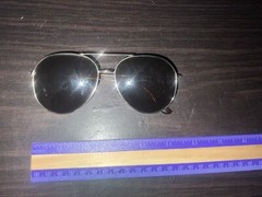 Aviator Sunglasses Unknown Brand Missing One Nose Pad, Good Shape Otherwise